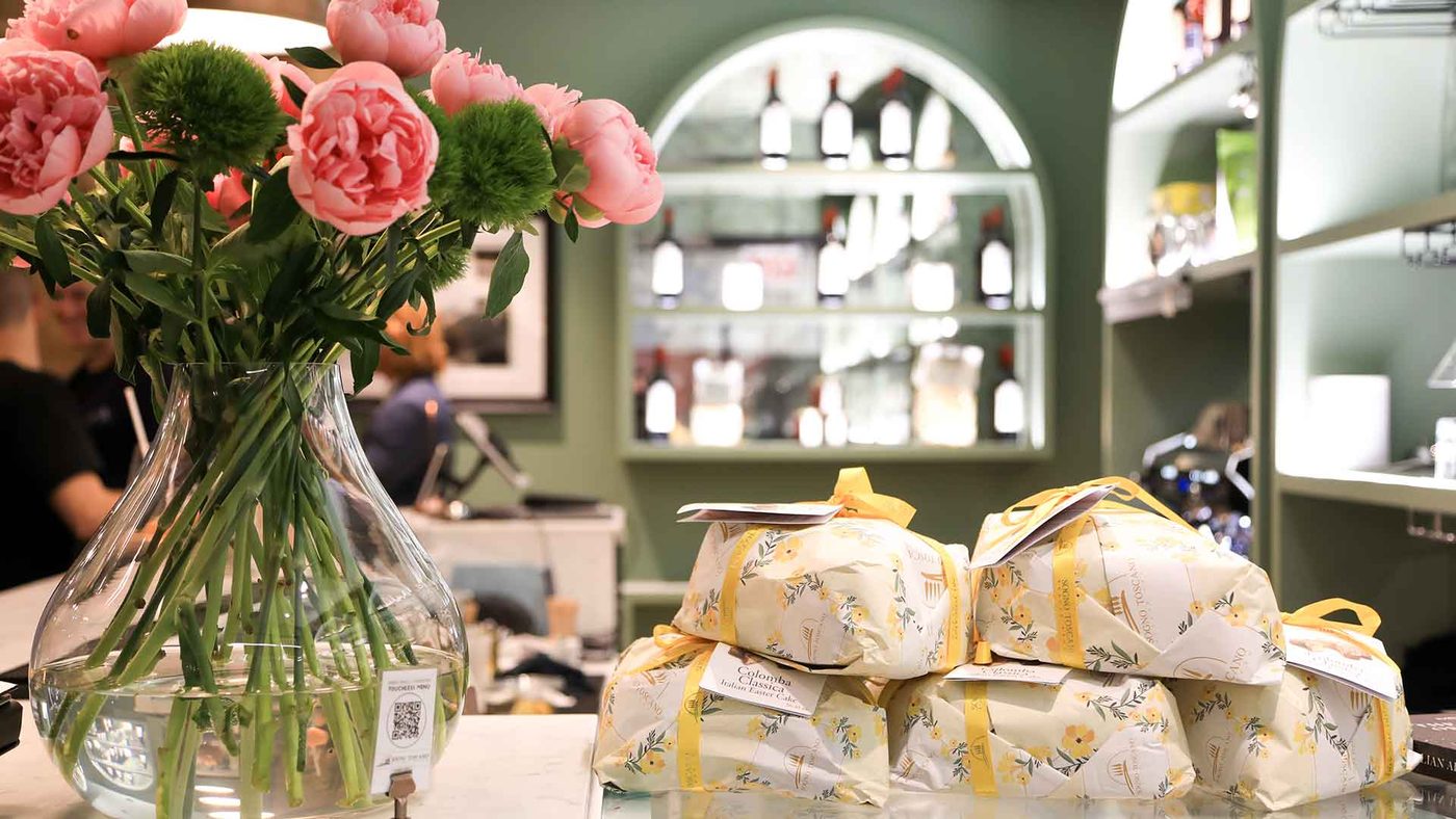 Inside the Sogno Toscano Chelsea café