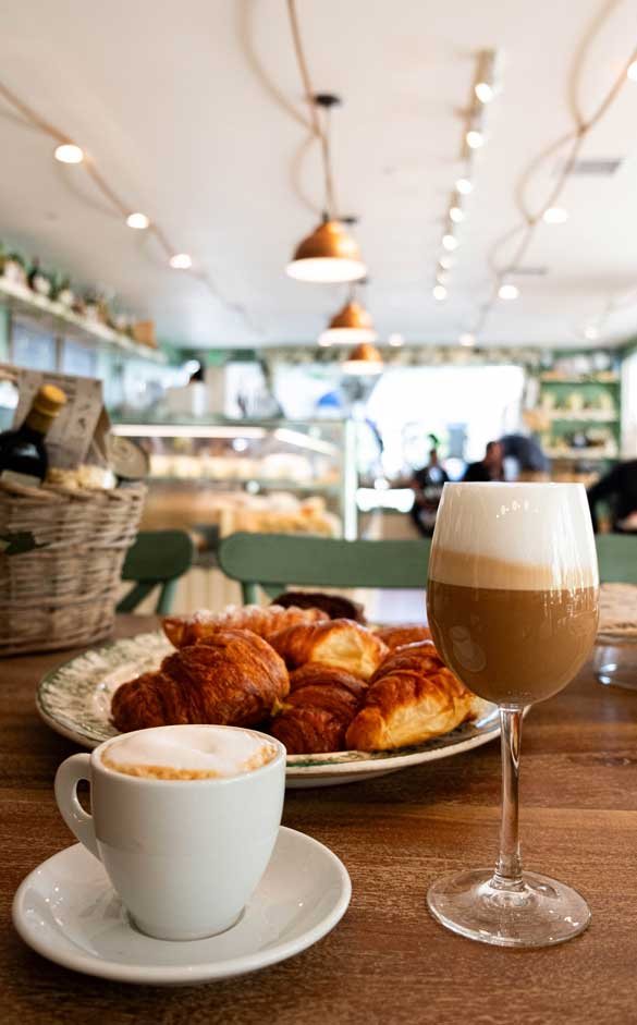 The cafe at Sogno Toscano Santa Monica